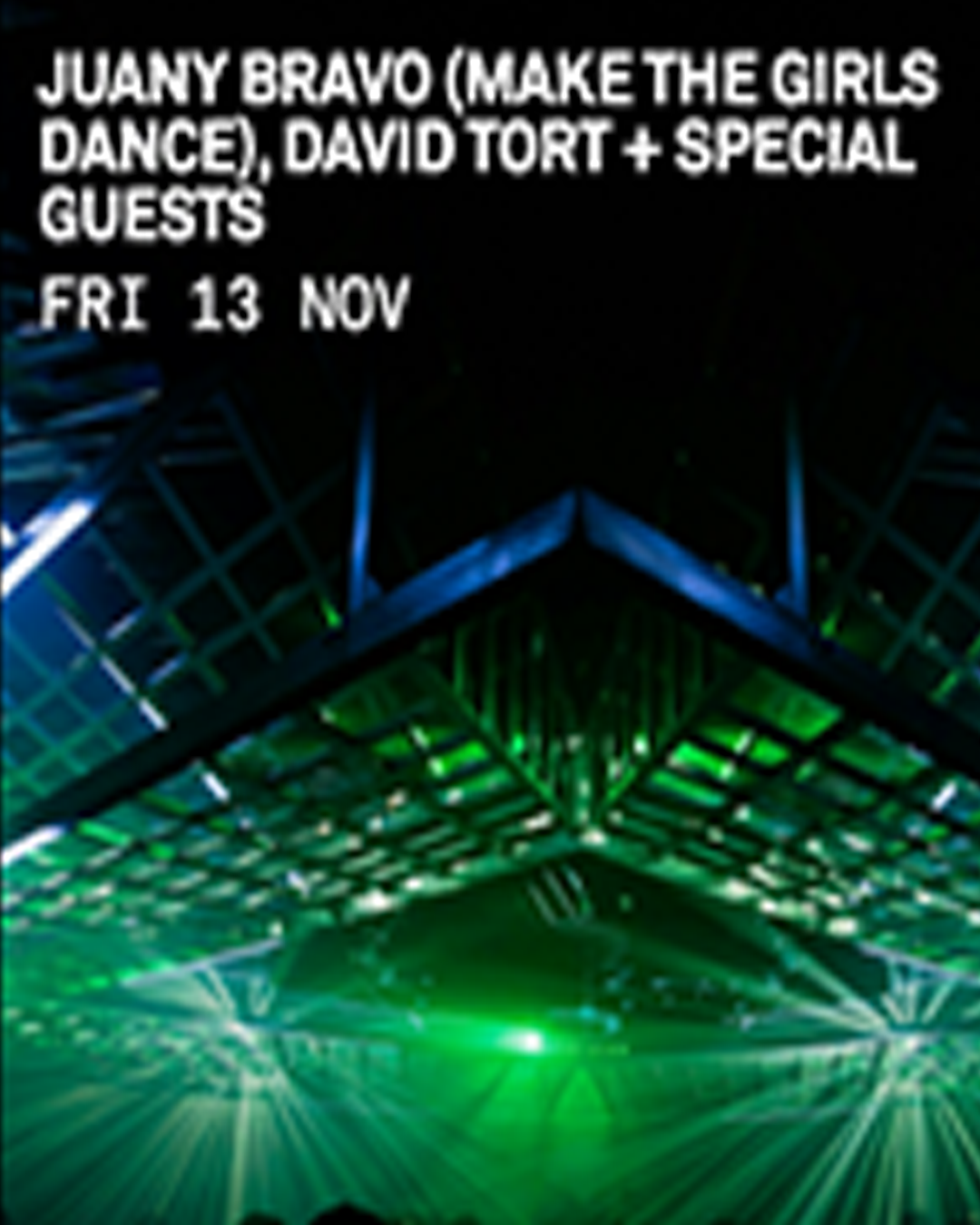 LOUDER with Juany Bravo, David Tort and Sam Blacky at Ministry of Sound on 13 November 2026